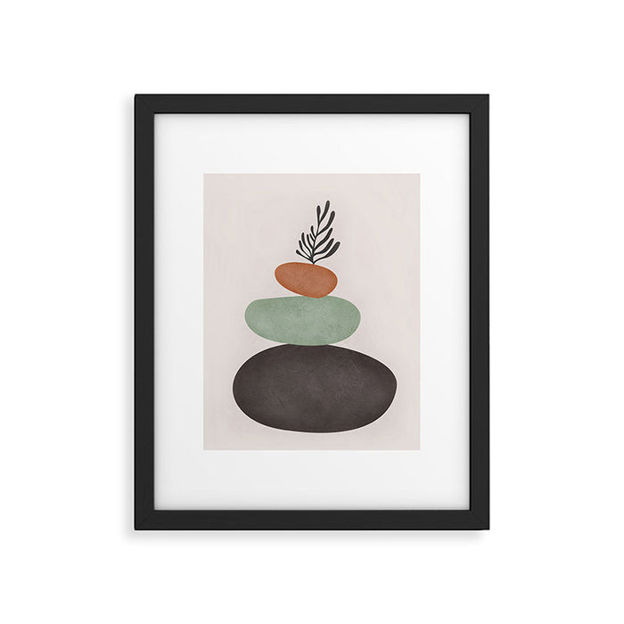 Abstract Shapes Framed Art Print Gallery Image 1