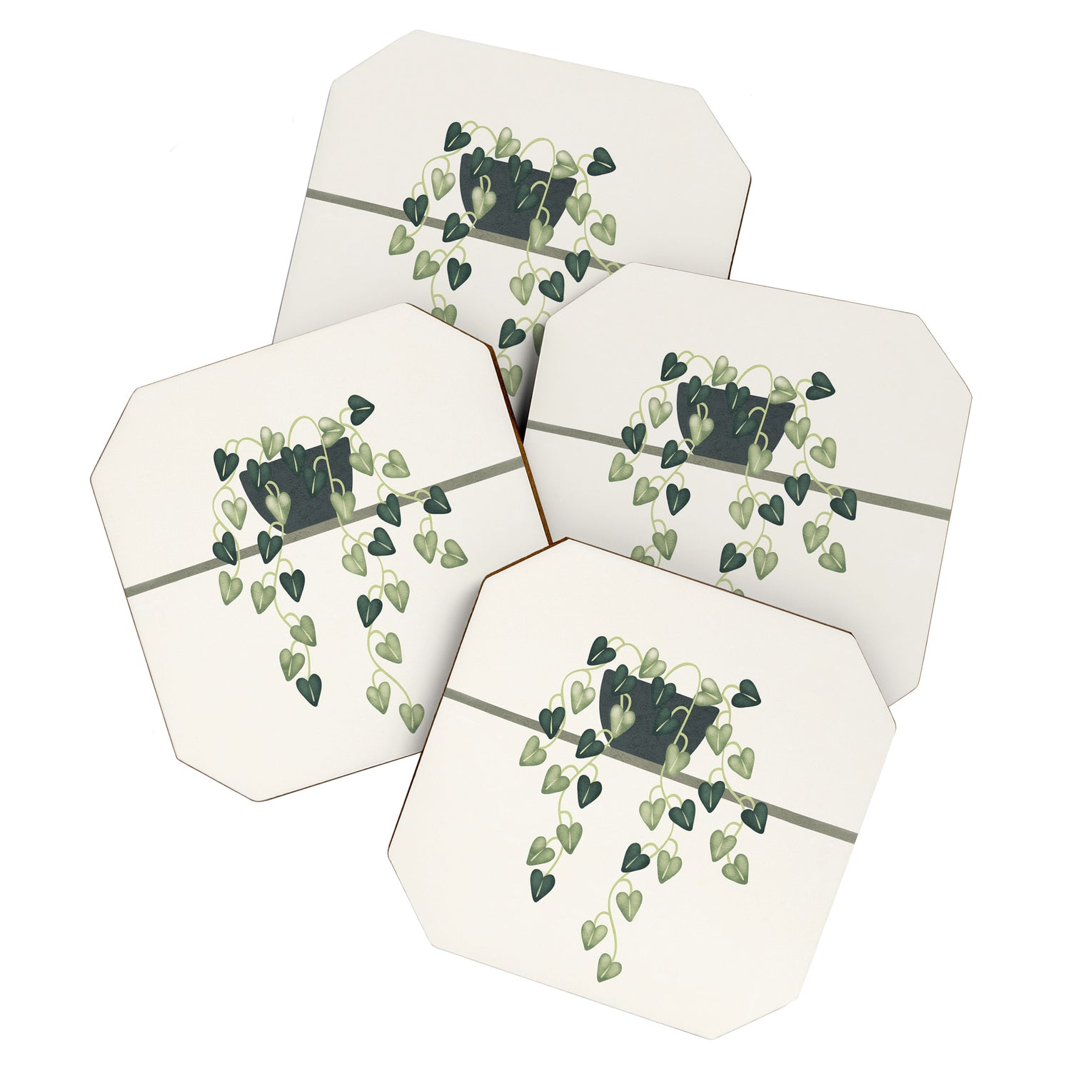 Abstract Vase 6 Coaster Gallery Image 1