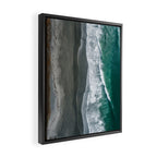 Aerial Coastlines - Modern Ocean Photography Print Framed Canvas Print Gallery Image 2