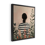 Among the Leaves Framed Canvas Print Gallery Image 2