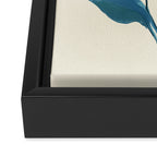 Azure Bloom Framed Canvas Print Gallery Image 3