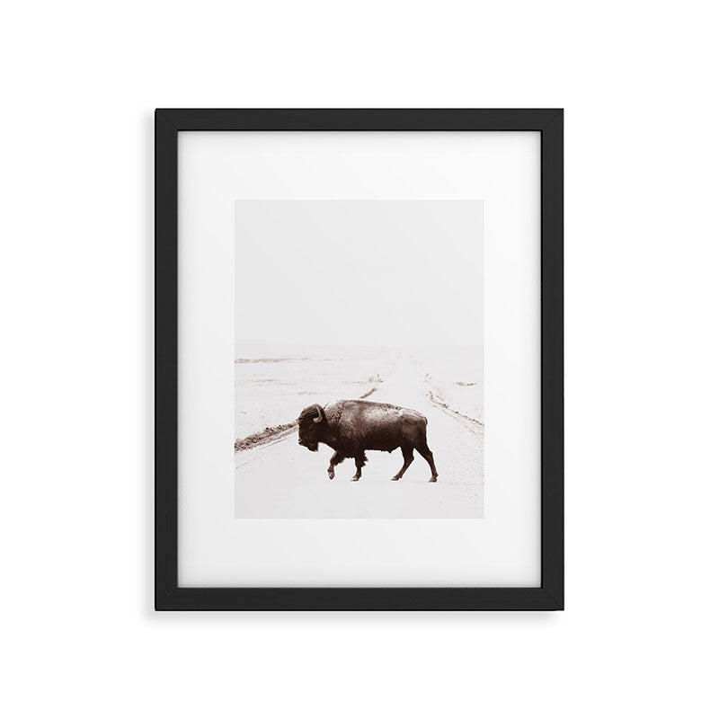 Bison 3 Framed Art Print Gallery Image 5