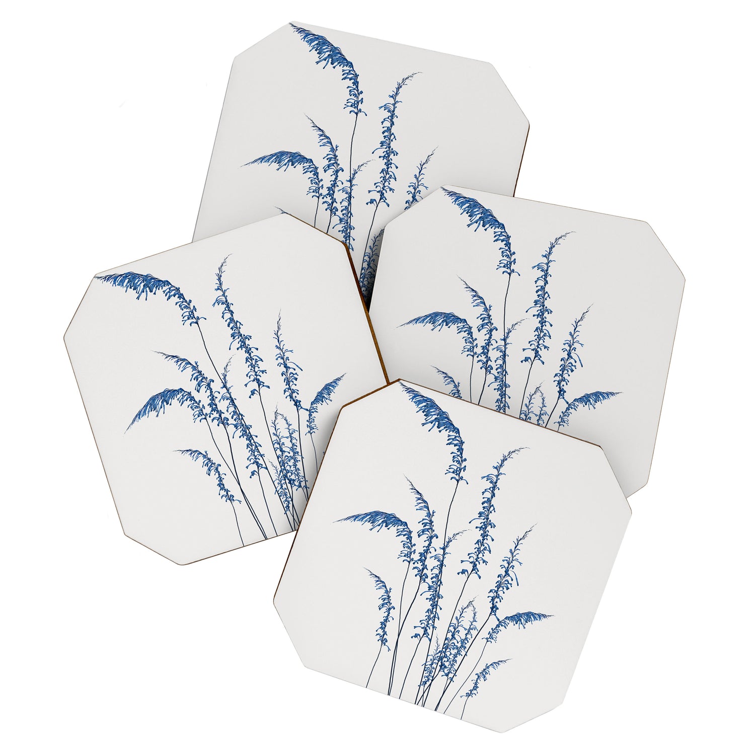 Blue flowers 2 Coaster Gallery Image 1