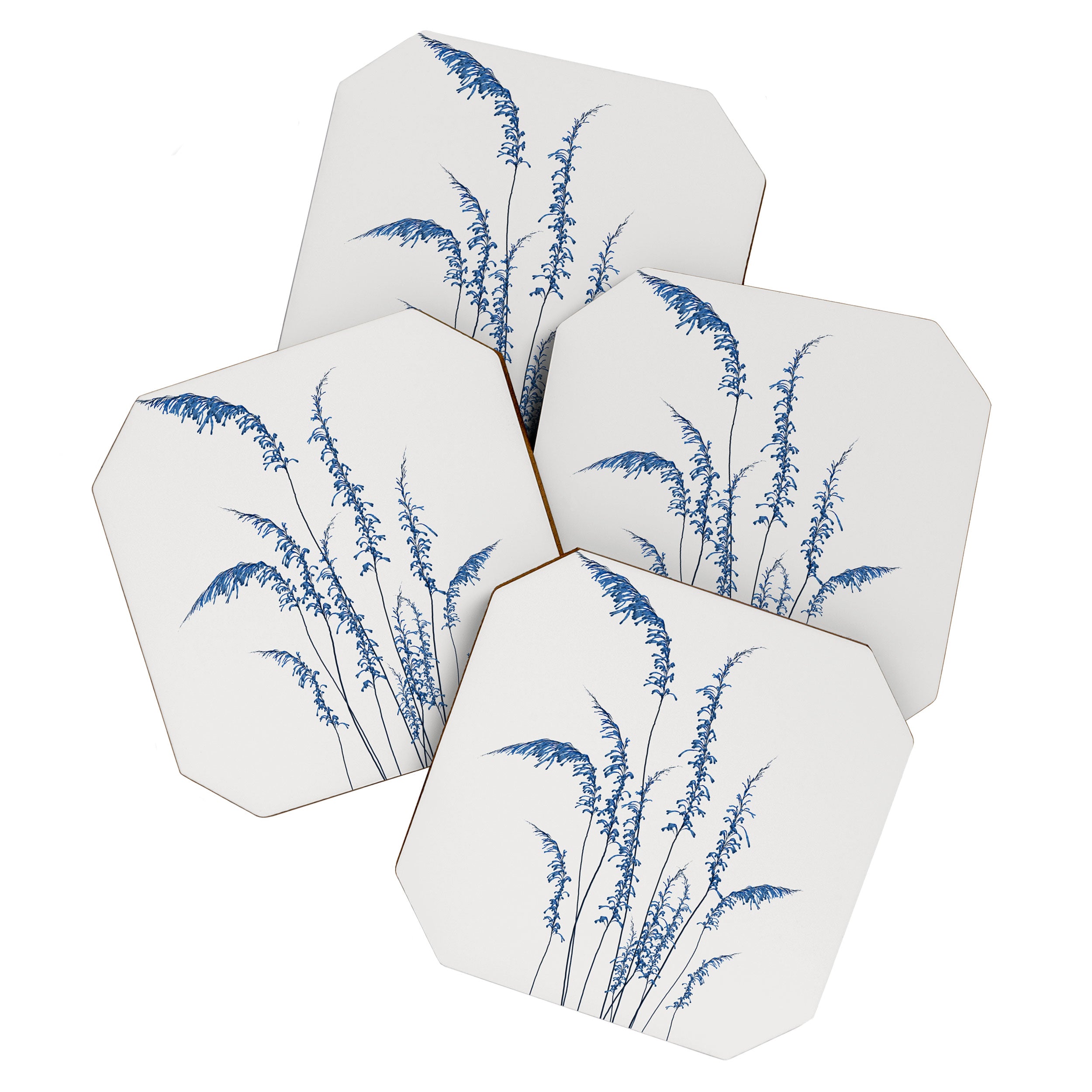 Blue flowers 2 Coaster Gallery Image 1