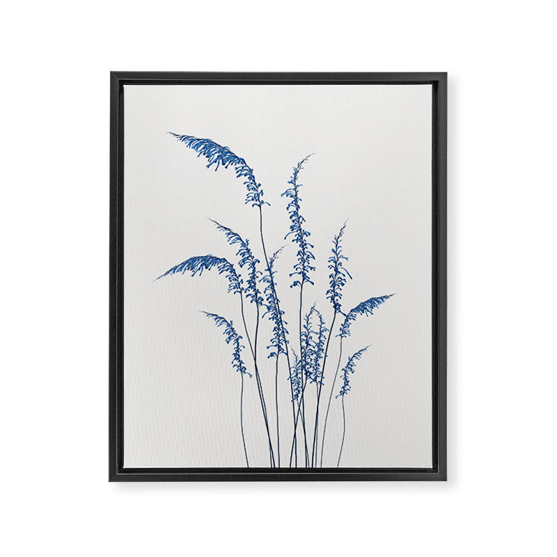 Blue flowers 2 Framed Canvas Print Gallery Image 6