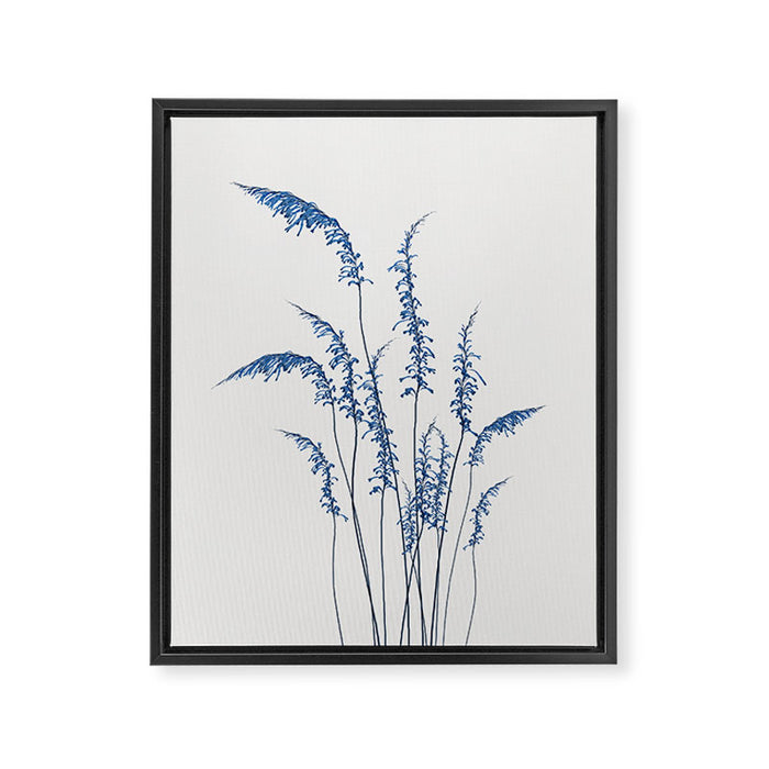 Blue flowers 2 Framed Canvas Print Gallery Image 1