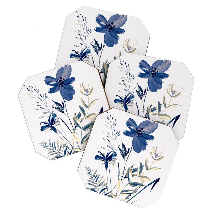 Blue flowers Coaster Gallery Image 1