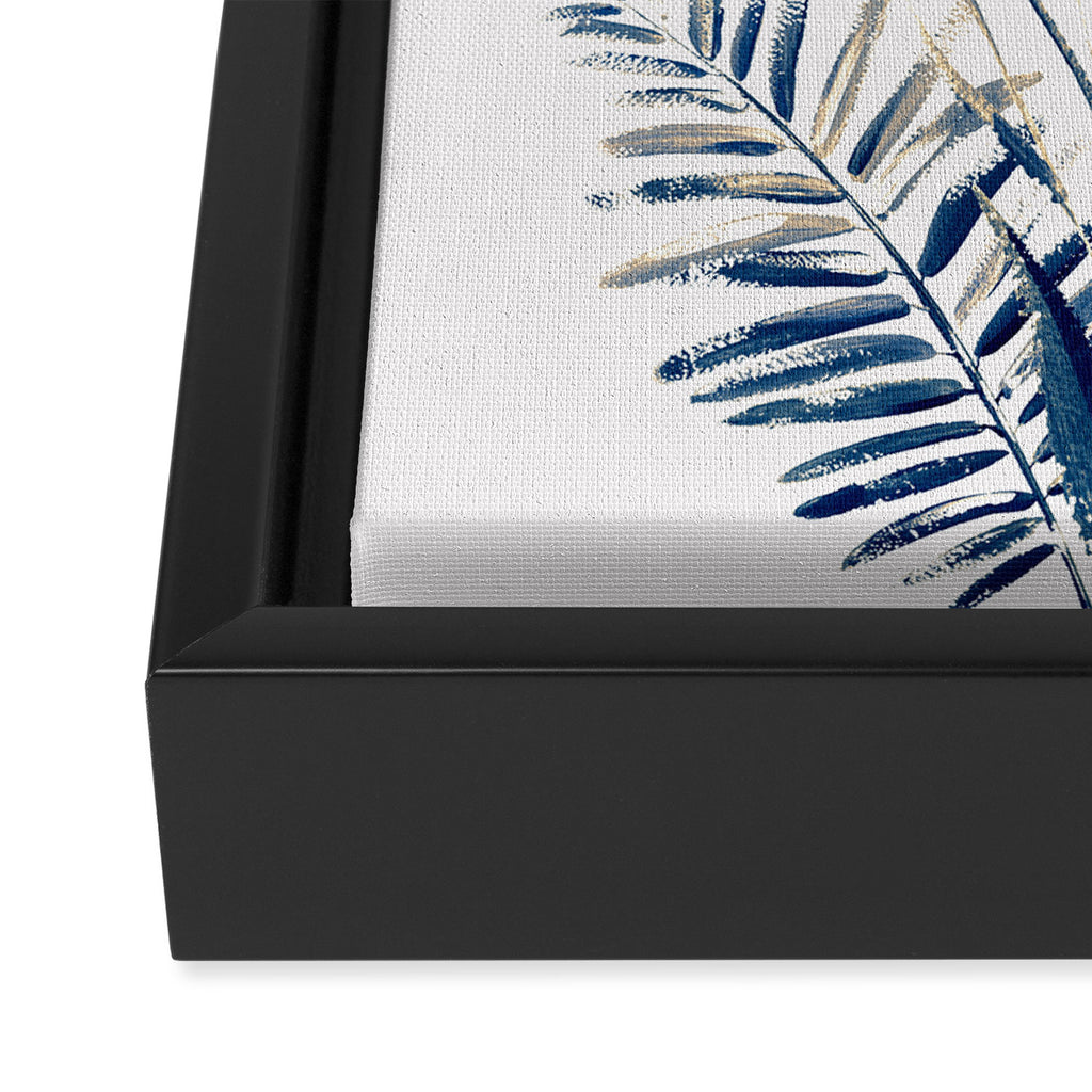 Blue flowers Framed Canvas Print Gallery Image 3