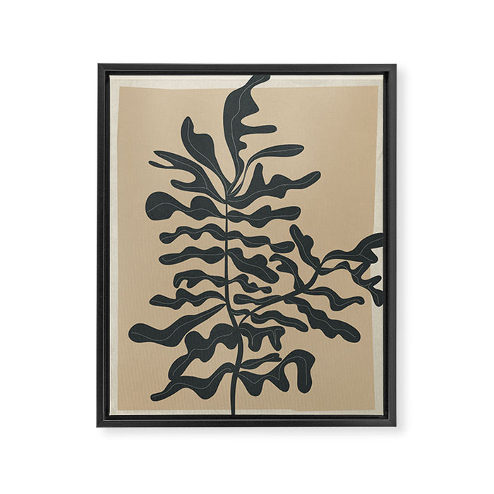 Branching Silhouettes Framed Canvas Print Gallery Image 1