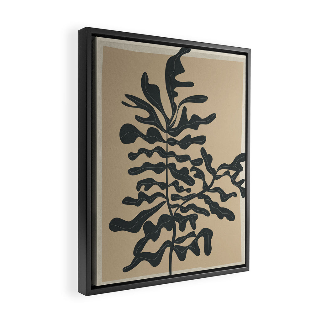Branching Silhouettes Framed Canvas Print Gallery Image 2