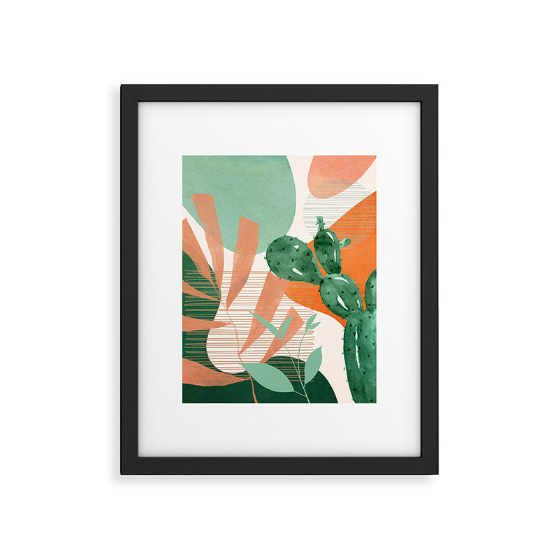 Cactus Garden 1 Framed Art Print Gallery Image 6