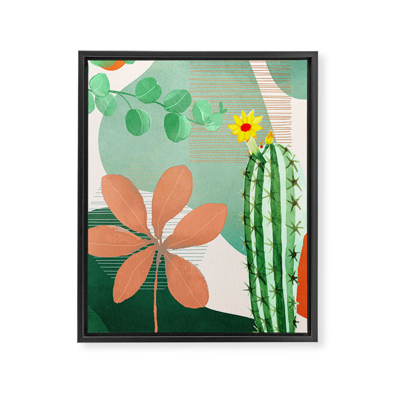 Cactus Garden 2 Framed Canvas Print Gallery Image 8