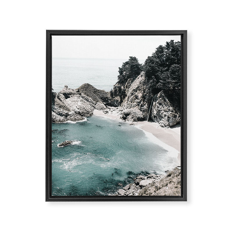 California Beach Framed Canvas Print Gallery Image 8