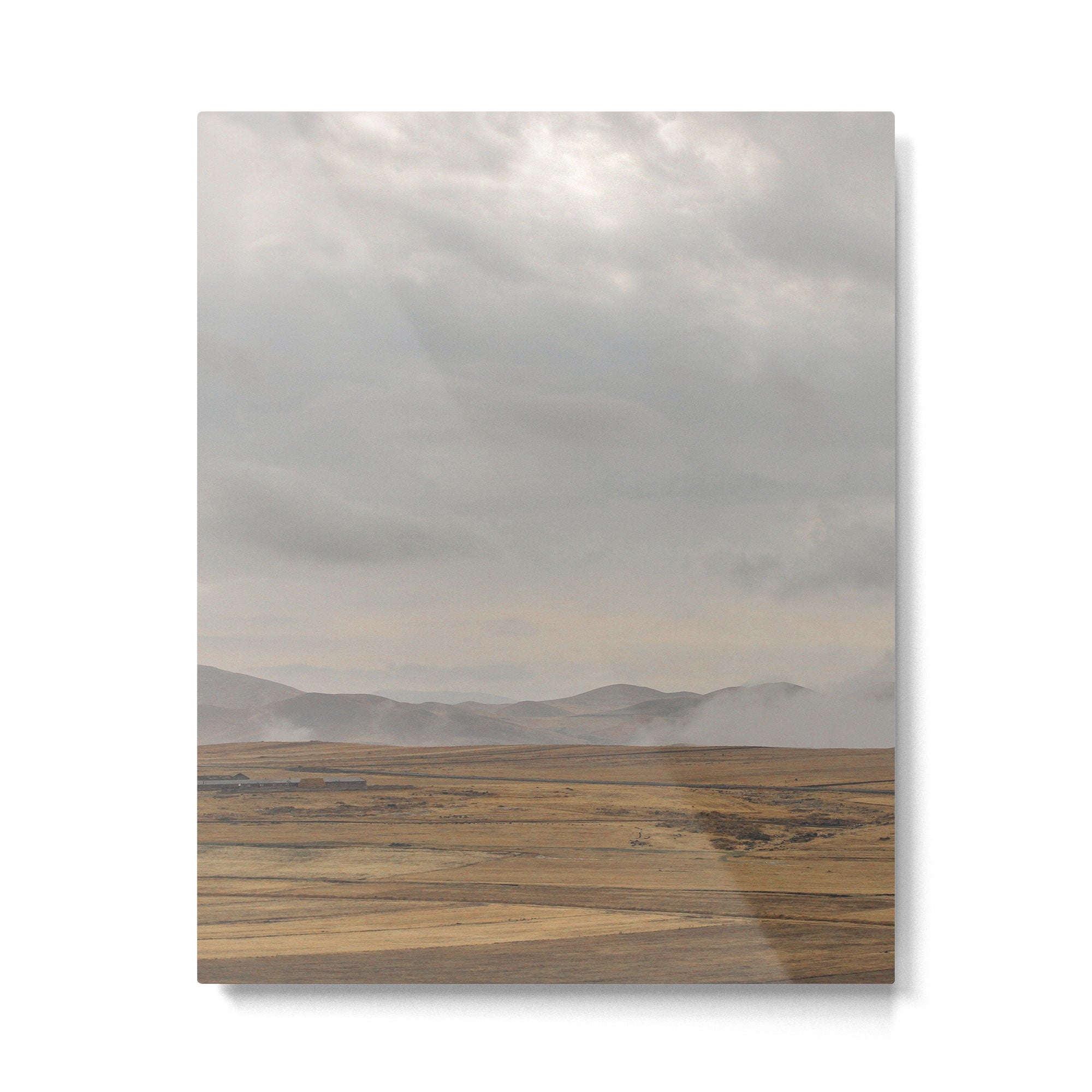 Cloudy Countryside Metal Print Gallery Image 4