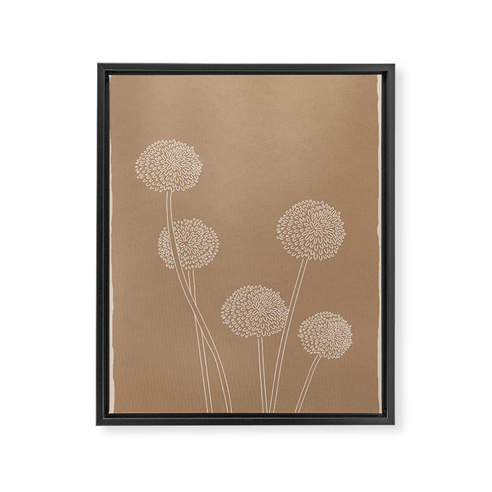 Dandelions 5 Framed Canvas Print Gallery Image 1