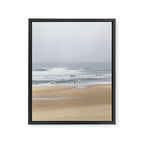 Day on the Ocean Beach 3 Framed Canvas Print Gallery Image 6