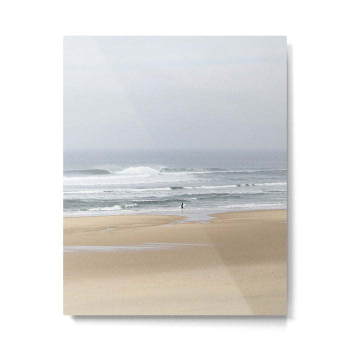 Day on the Ocean Beach 3 Metal Print Gallery Image 1