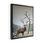 Deer Framed Canvas Print Gallery Image 2