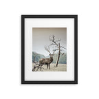 Deer Framed Art Print Gallery Image 5