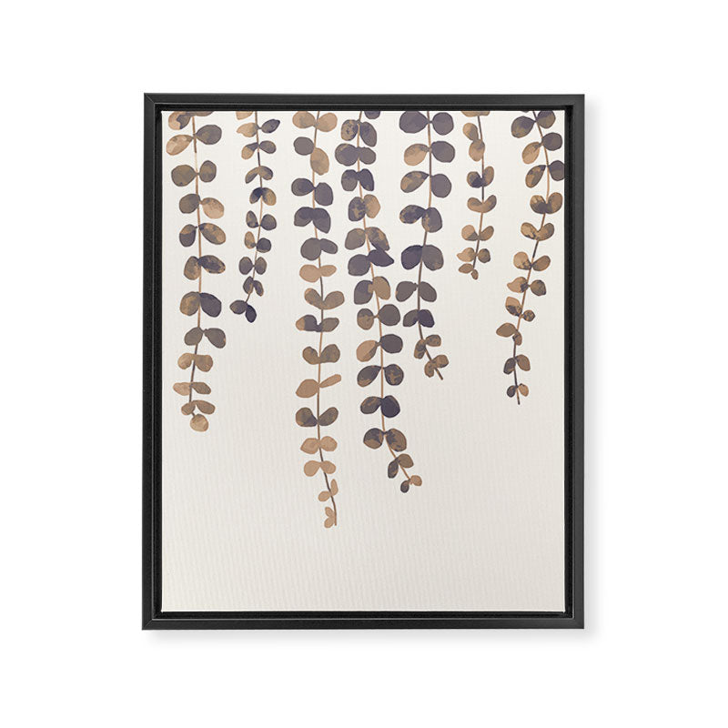 Eucalyptus Watercolor Framed Canvas Print Gallery Image 6