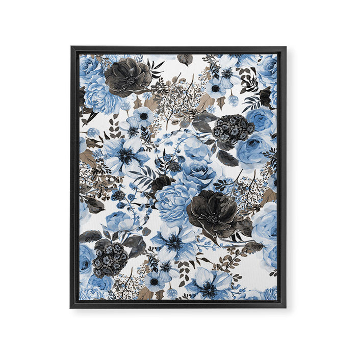 Floral Pattern 4 Framed Canvas Print Gallery Image 1