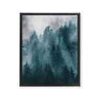 Foggy Forest 4 Framed Canvas Print Gallery Image 6