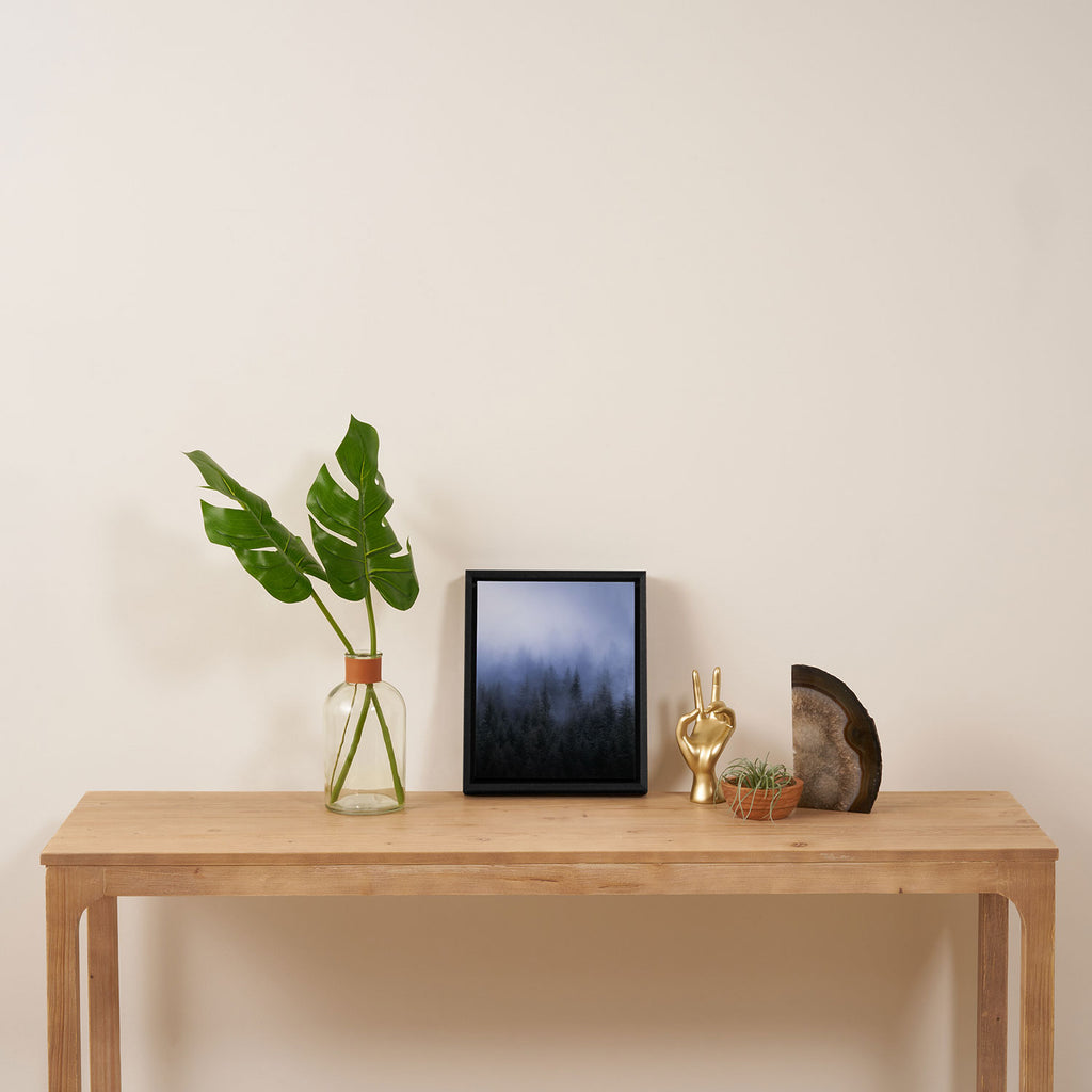 Foggy Forest Framed Canvas Print Gallery Image 4