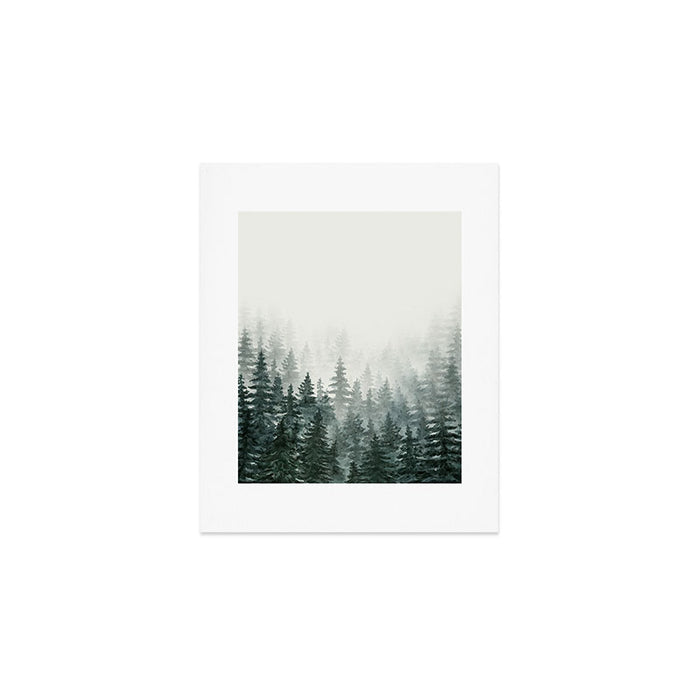 Foggy Pine Trees 3 Art Print Gallery Image 1