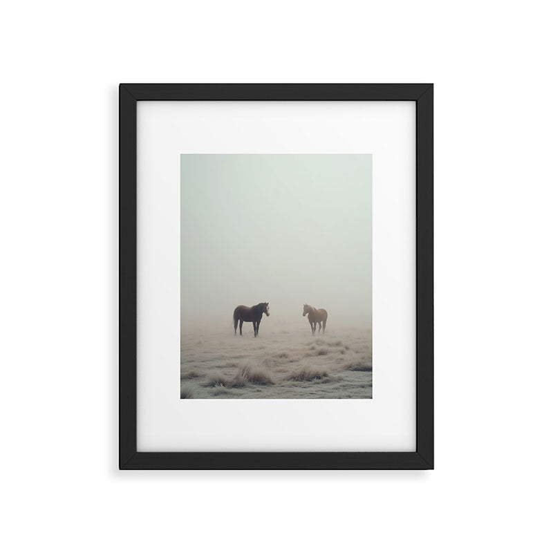 Horses in the Mist I Framed Art Print Gallery Image 5