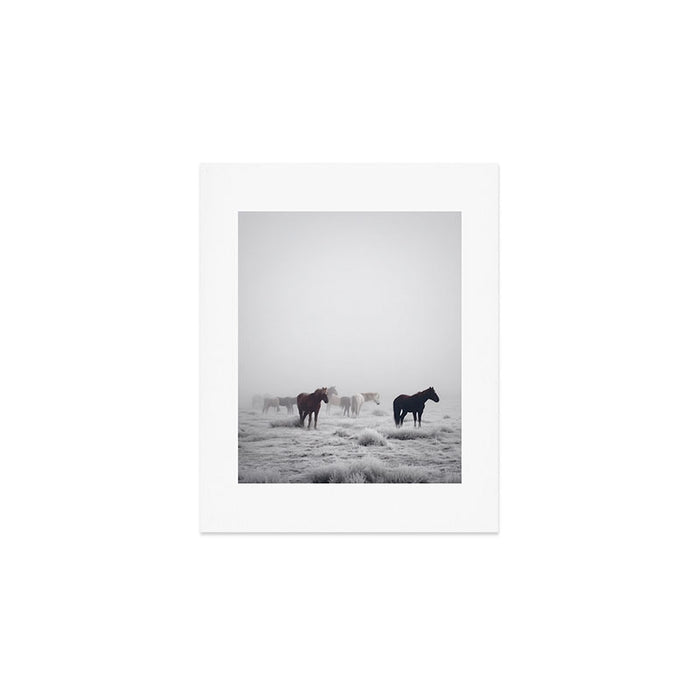 Horses in the Mist II Art Print Gallery Image 1