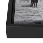 Horses in the Mist II Framed Canvas Print Gallery Image 3
