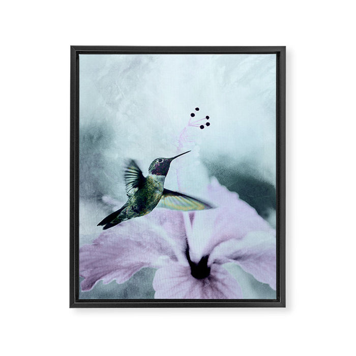 Hummingbird Framed Canvas Print Gallery Image 1