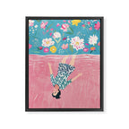 In the Garden of Her Mind Framed Canvas Print Gallery Image 6