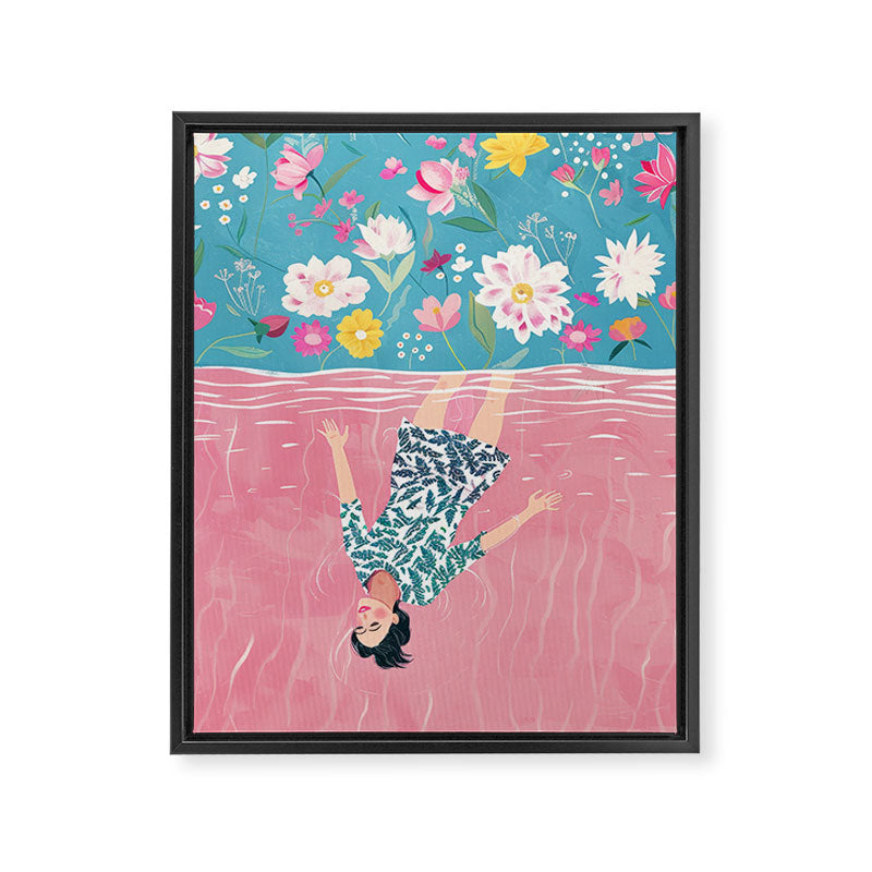 In the Garden of Her Mind Framed Canvas Print Gallery Image 6
