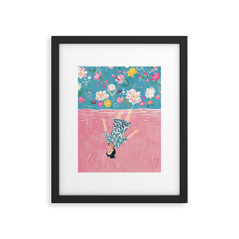 In the Garden of Her Mind Framed Art Print Gallery Image 5