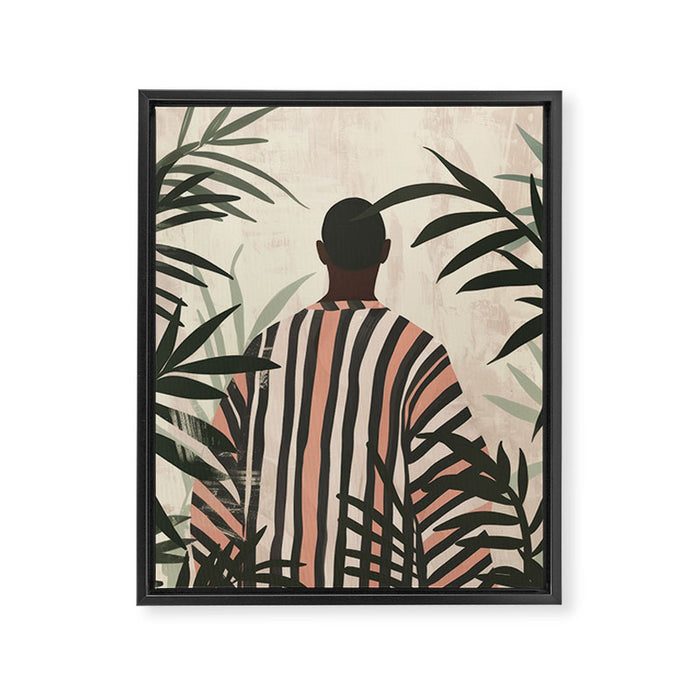 Jungle Silence Framed Canvas Print Gallery Image 1