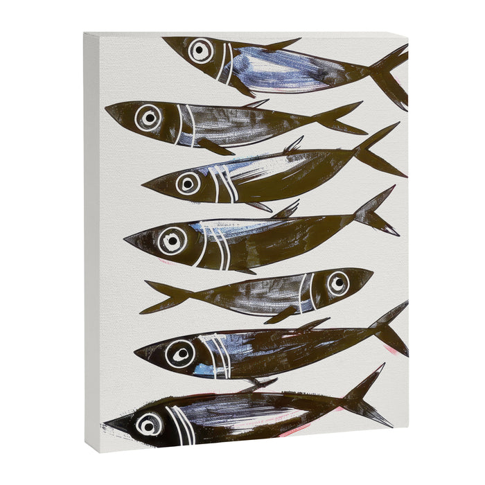 Line Fish Canvas Print Gallery Image 1