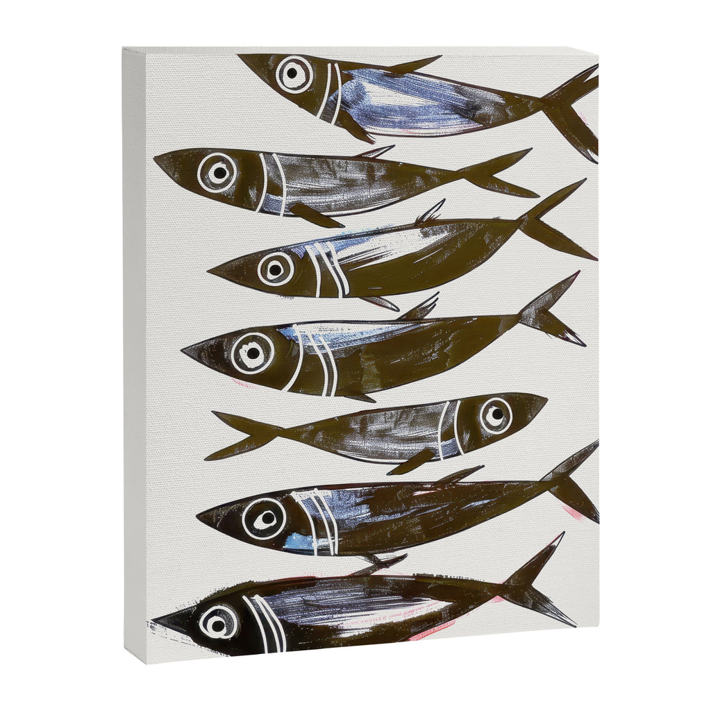 Line Fish Canvas Print Gallery Image 6