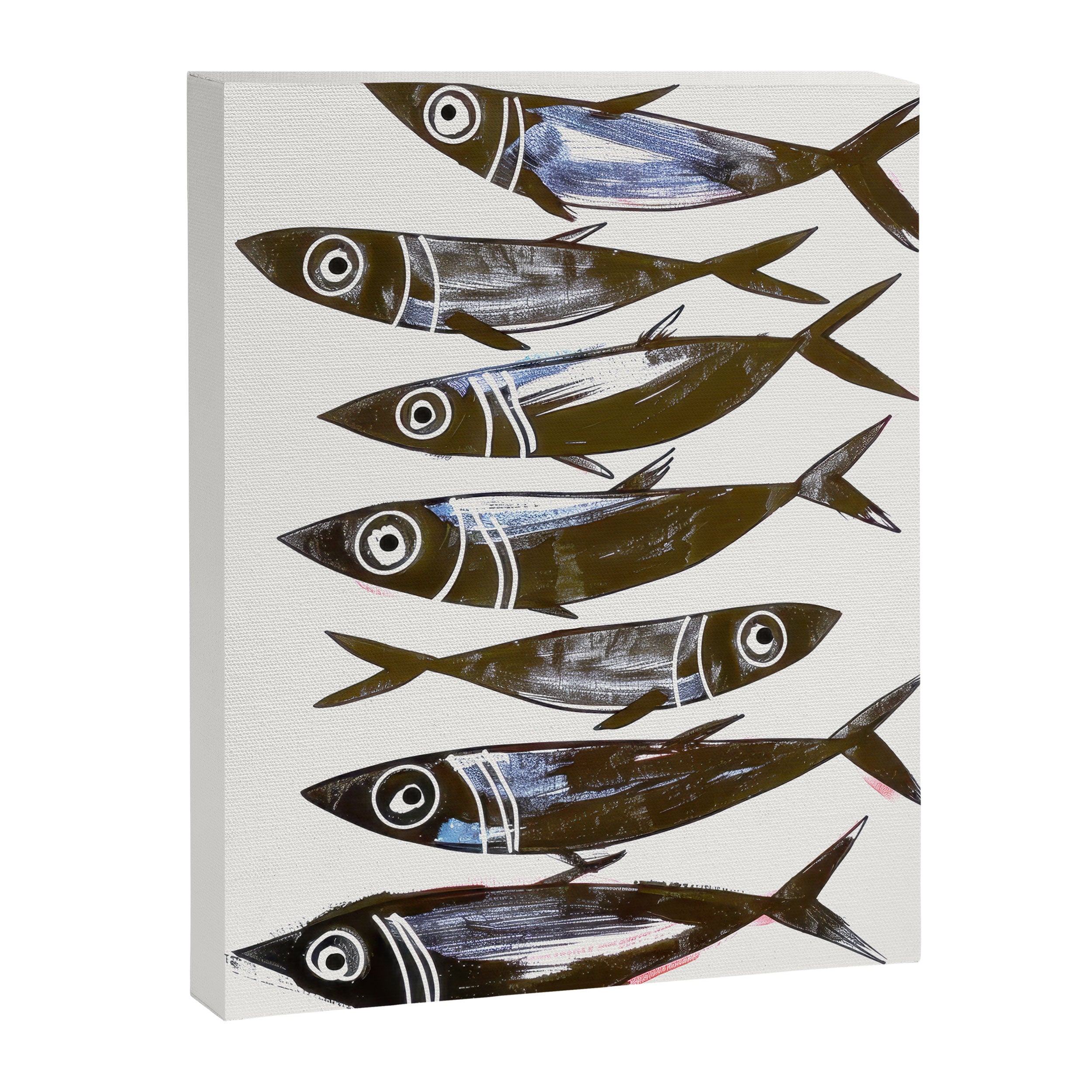 Line Fish Canvas Print Gallery Image 6