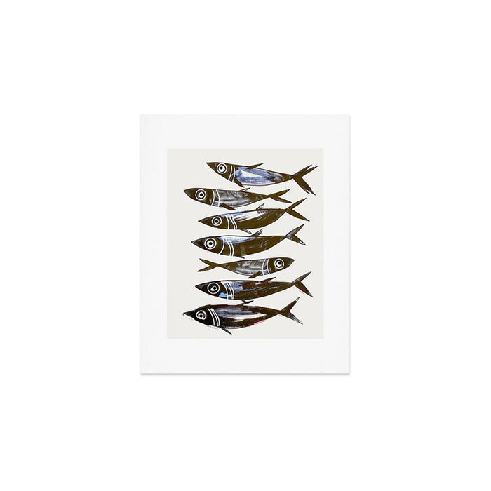 Line Fish Art Print Gallery Image 1