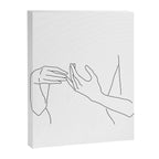 Line Hands 2 Canvas Print Gallery Image 8