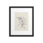 Line Olive Branch Framed Art Print Gallery Image 5
