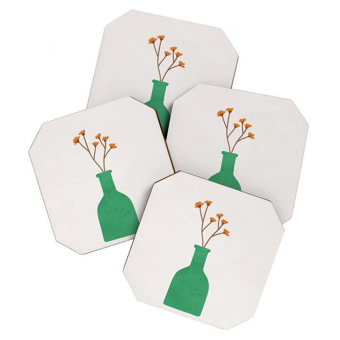 Little Vase Design 2 Coaster Gallery Image 1