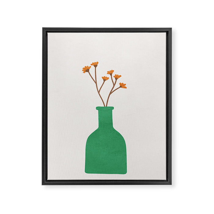Little Vase Design 2 Framed Canvas Print Gallery Image 1