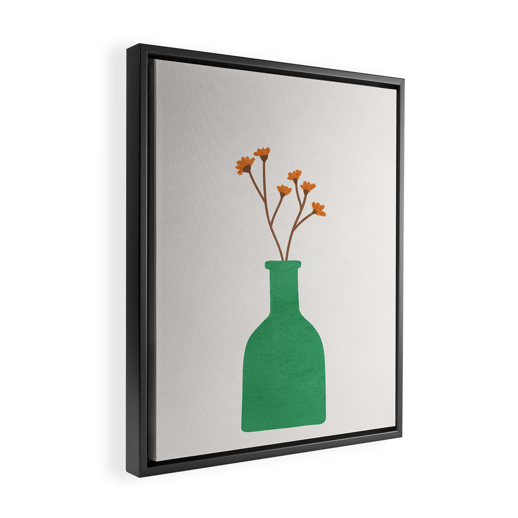 Little Vase Design 2 Framed Canvas Print Gallery Image 2