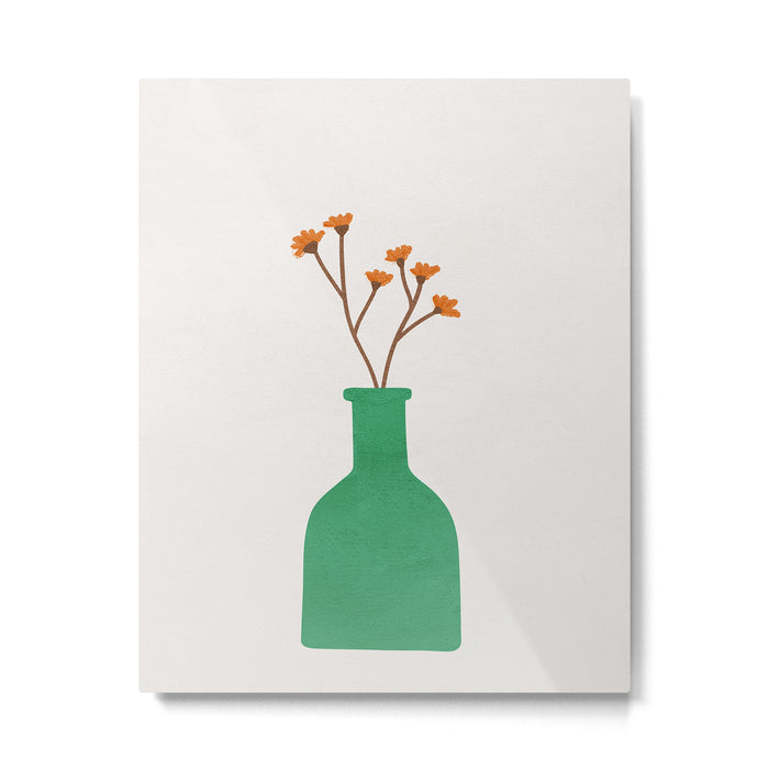 Little Vase Design 2 Metal Print Gallery Image 1