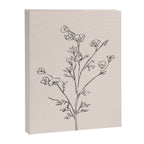 Minimal Line Art Flowers 5 Canvas Print Gallery Image 6