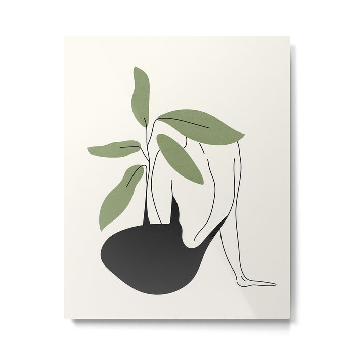 Minimal Line Shade 2 Metal Print Gallery Image 1