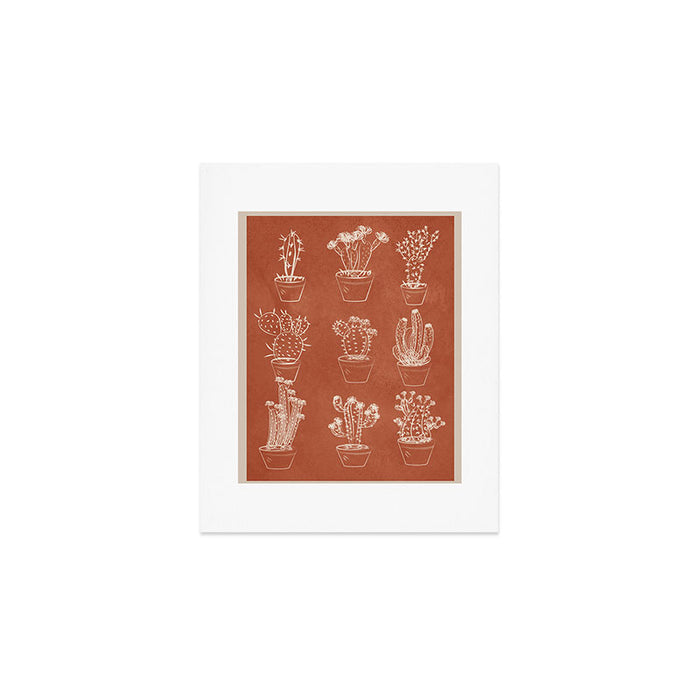 Minimalist Cactus Art 1 Art Print Gallery Image 1