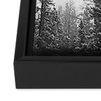Misty Forest Framed Canvas Print Gallery Image 3